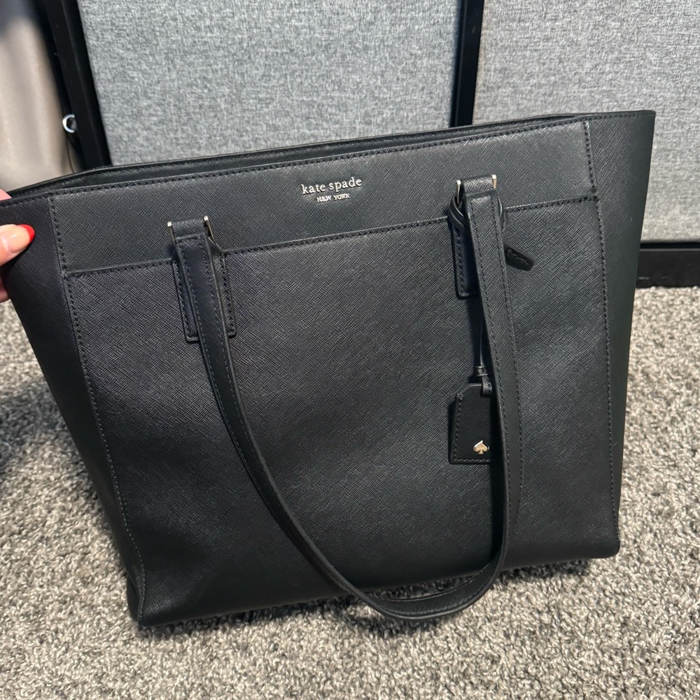 Kate Spade large black tote bag
